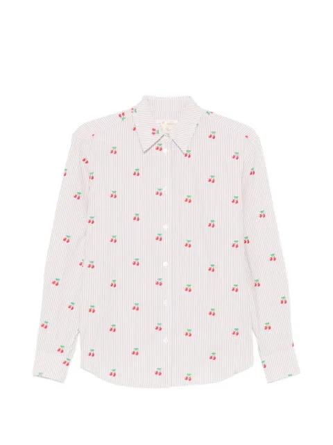 cherry-print striped shirt by MC2 SAINT BARTH