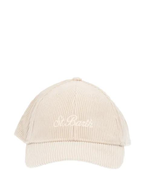 corduroy logo-embroidered cap by MC2 SAINT BARTH
