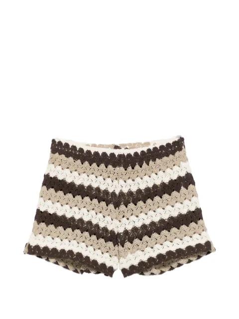crochet-knit shorts by MC2 SAINT BARTH