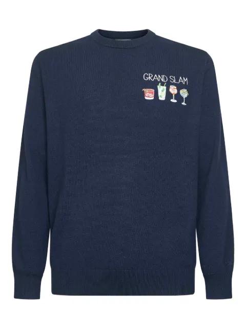 drinks-embroidery sweater by MC2 SAINT BARTH