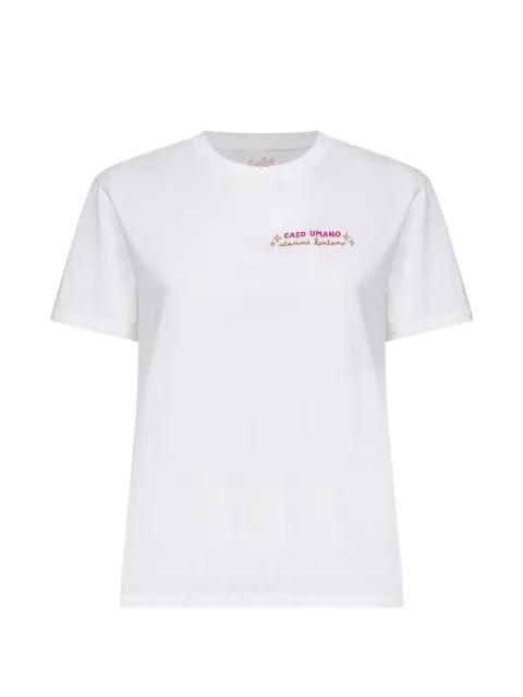 embroidered cotton T-shirt by MC2 SAINT BARTH