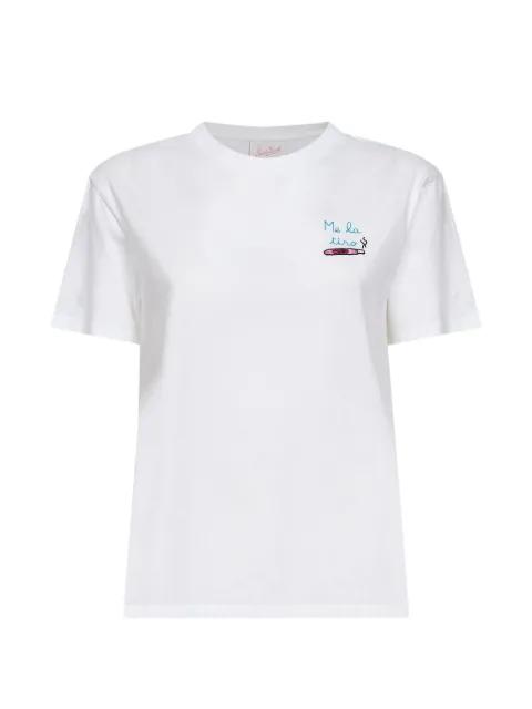 embroidered cotton T-shirt by MC2 SAINT BARTH