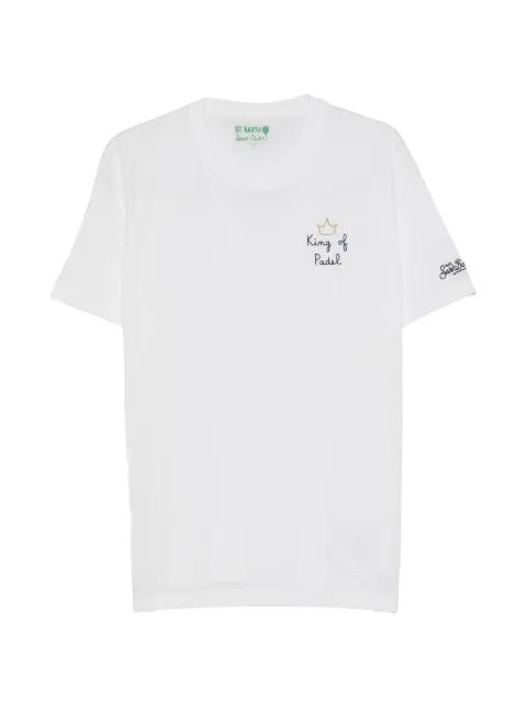 embroidered cotton T-shirt by MC2 SAINT BARTH