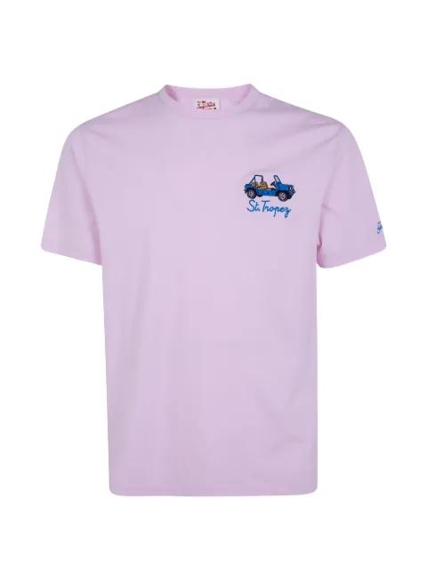 embroidered cotton T-shirt by MC2 SAINT BARTH