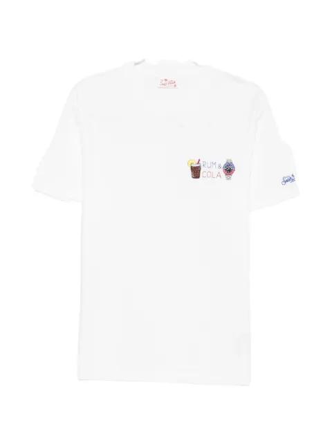embroidered crew-neck T-shirt by MC2 SAINT BARTH