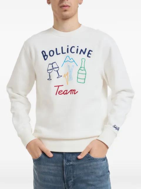 embroidered crew-neck sweater by MC2 SAINT BARTH