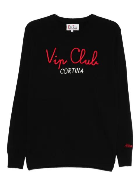 embroidered crew-neck sweater by MC2 SAINT BARTH