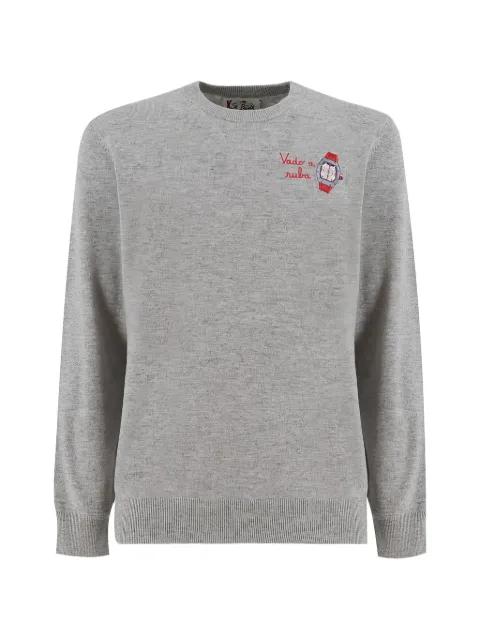 embroidered crew-neck sweater by MC2 SAINT BARTH