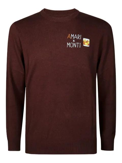 embroidered crew-neck sweater by MC2 SAINT BARTH