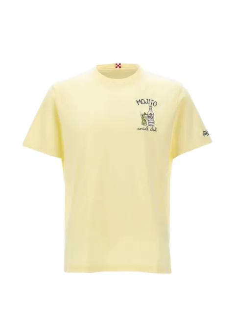 embroidered graphic-print T-shirt by MC2 SAINT BARTH