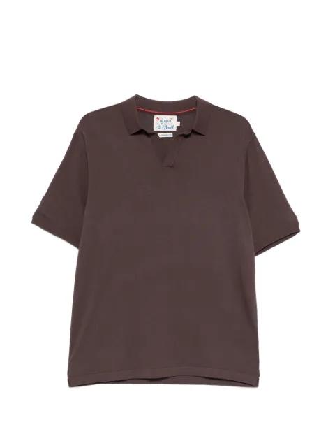 embroidered-logo T-shirt by MC2 SAINT BARTH