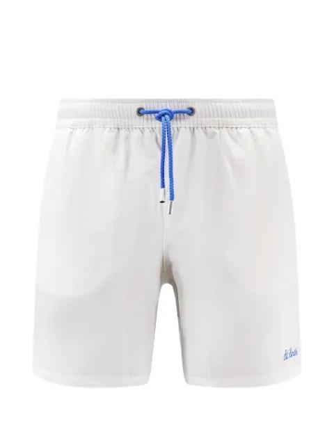 embroidered-logo drawstring swim shorts by MC2 SAINT BARTH