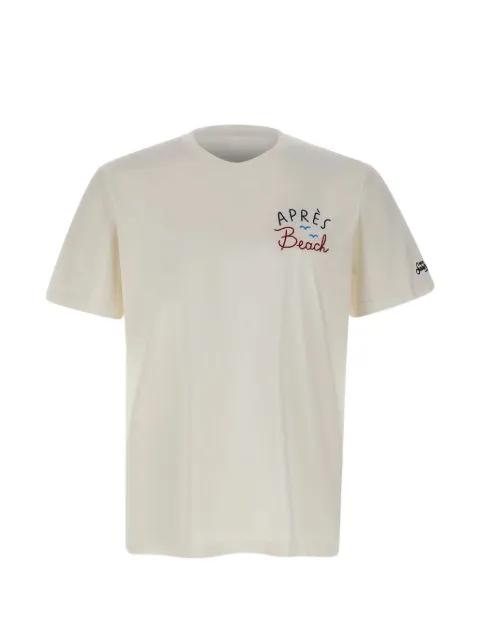 embroidered logo-patch T-shirt by MC2 SAINT BARTH