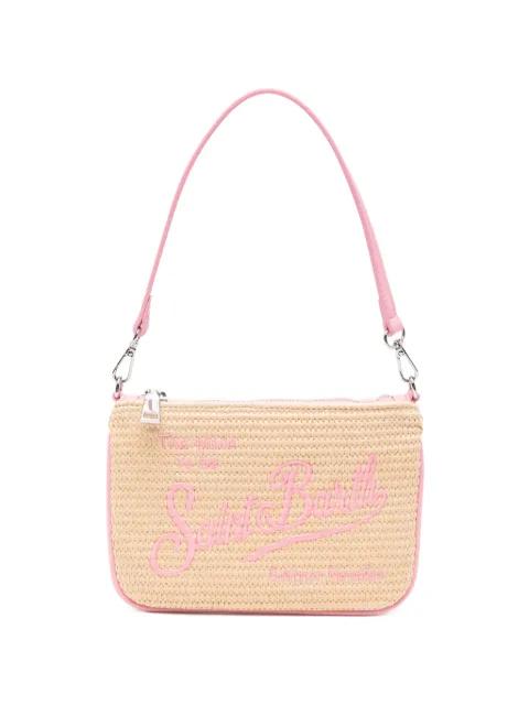 embroidered raffia tote bag by MC2 SAINT BARTH