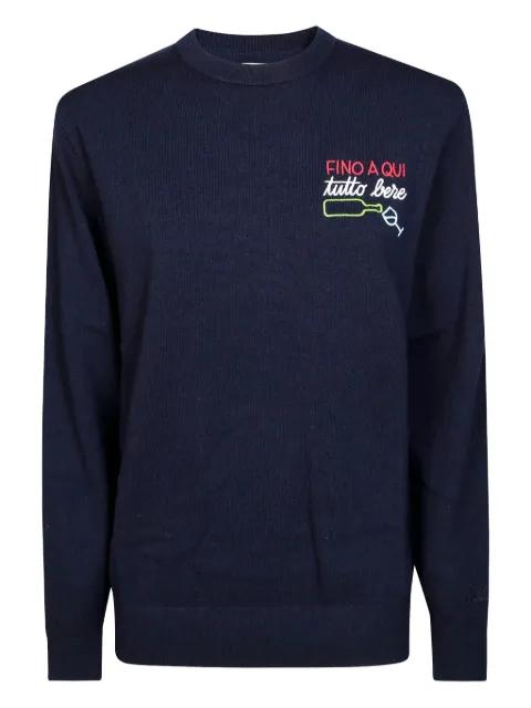 embroidered sweater by MC2 SAINT BARTH