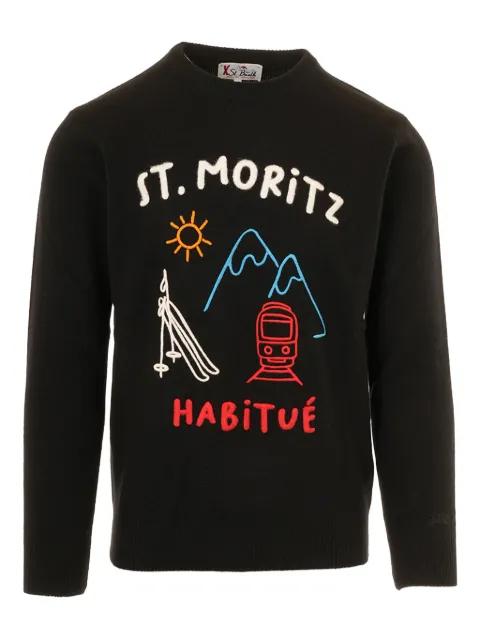 embroidered sweater by MC2 SAINT BARTH