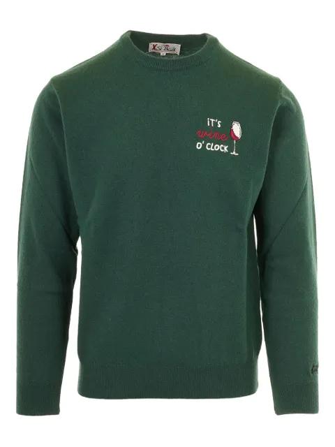 embroidery crew-neck sweatshirt by MC2 SAINT BARTH