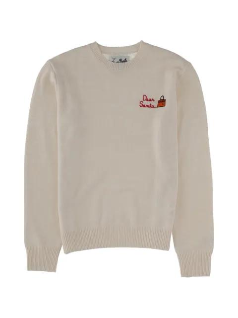 embroidery graphic sweater by MC2 SAINT BARTH