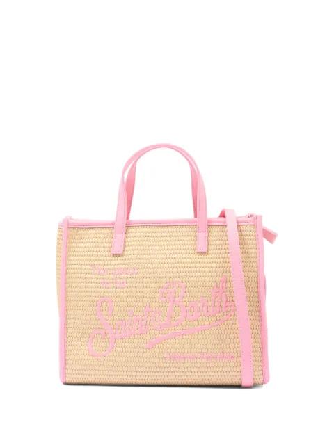 embroidery top handle bag by MC2 SAINT BARTH