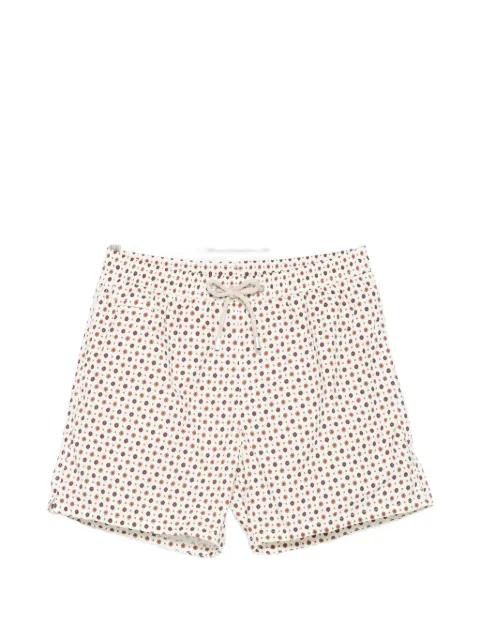 floral-print drawstring swim shorts by MC2 SAINT BARTH