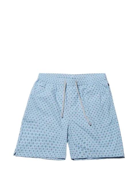 floral-print drawstring swim shorts by MC2 SAINT BARTH
