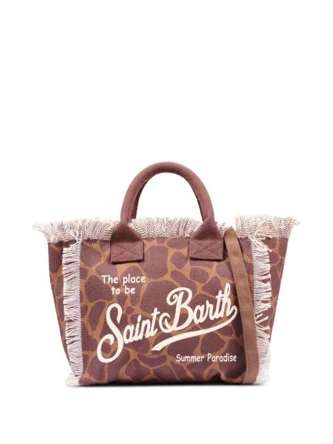 fringed-detail tote bag by MC2 SAINT BARTH