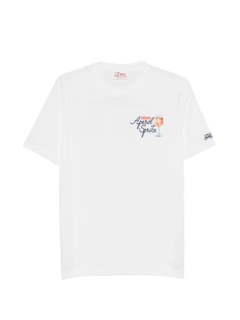 graphic-print cotton T-shirt by MC2 SAINT BARTH
