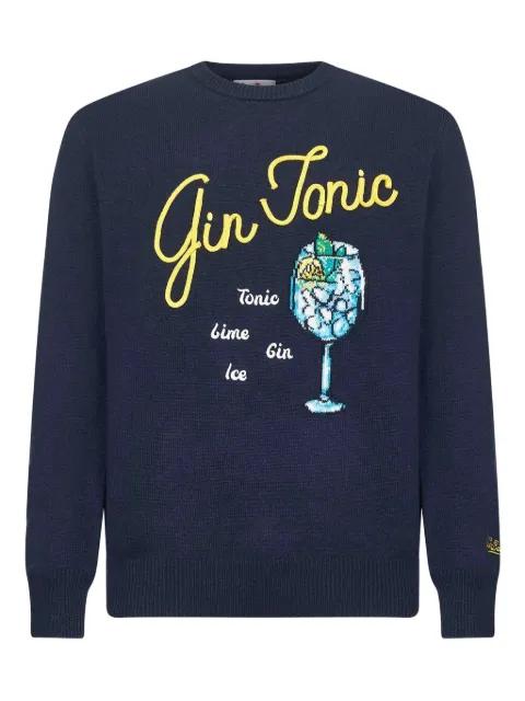 graphic-print sweater by MC2 SAINT BARTH