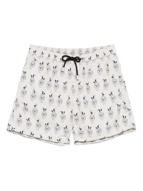 graphic-print swim shorts by MC2 SAINT BARTH