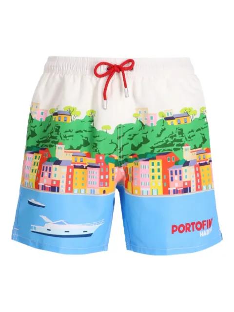 graphic-print swim shorts by MC2 SAINT BARTH
