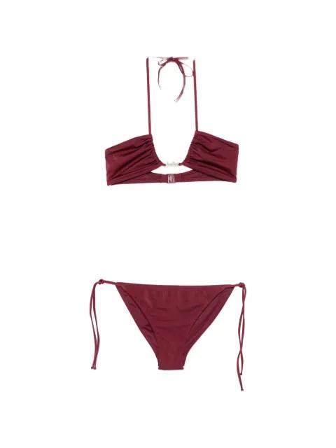 halterneck side-tie bikini by MC2 SAINT BARTH