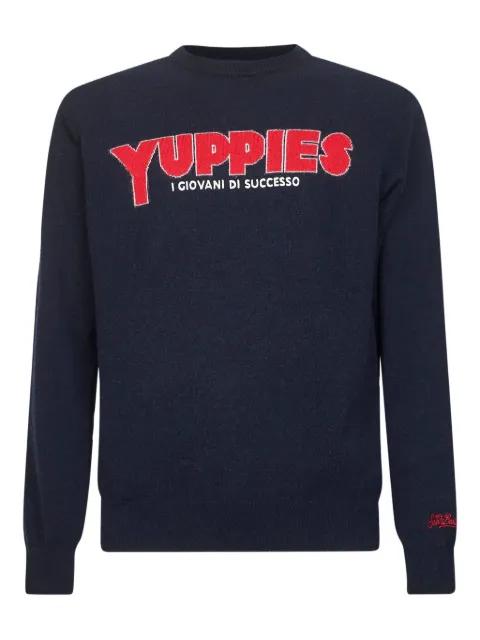 jacquard-lettering sweater by MC2 SAINT BARTH