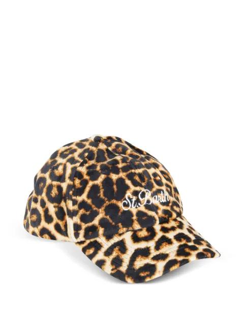 leopard baseball cap by MC2 SAINT BARTH