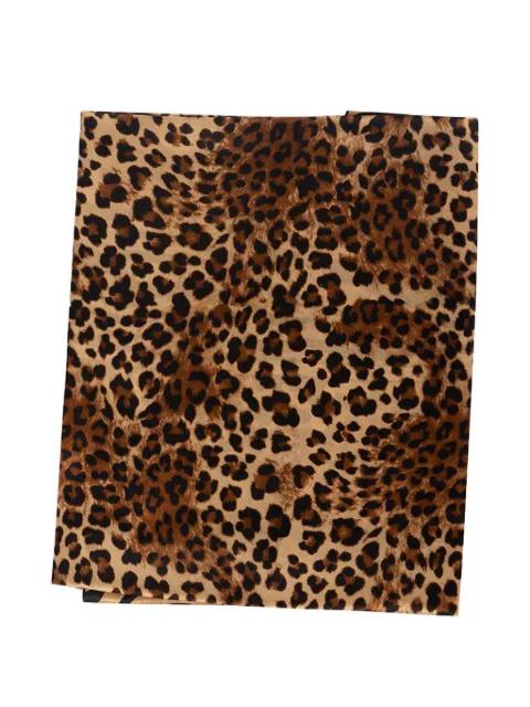 leopard-print scarf by MC2 SAINT BARTH