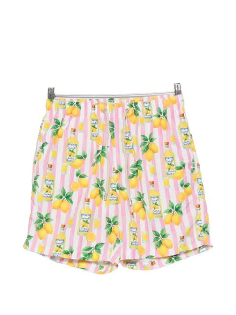 lighting limoncello-print swim shorts by MC2 SAINT BARTH