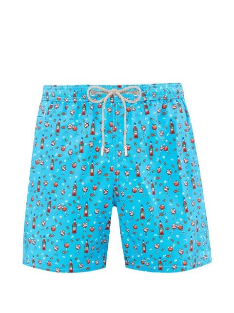 lighting micro-fantasy swim shorts by MC2 SAINT BARTH