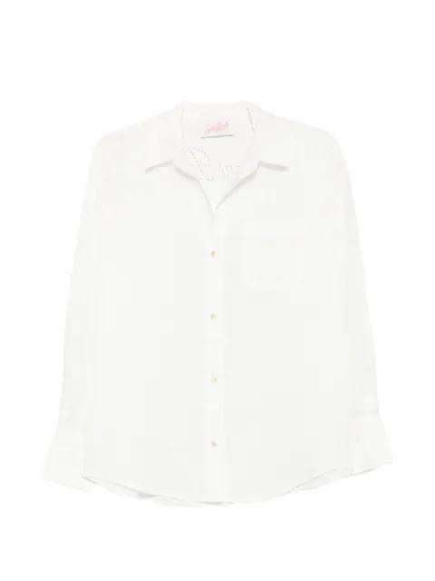 logo-embroidered button-up shirt by MC2 SAINT BARTH