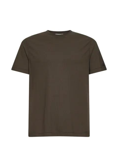 logo-embroidered cotton-crepe t-shirt by MC2 SAINT BARTH