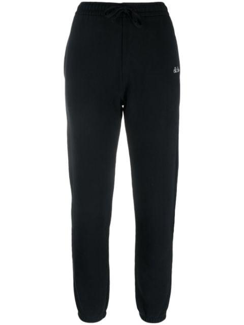 logo-embroidered cotton track pants by MC2 SAINT BARTH
