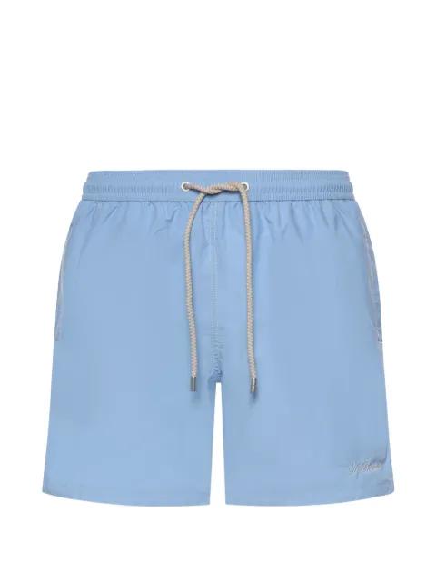 logo-embroidered drawstring swim shorts by MC2 SAINT BARTH