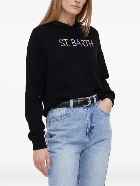 logo-embroidered hoodie by MC2 SAINT BARTH
