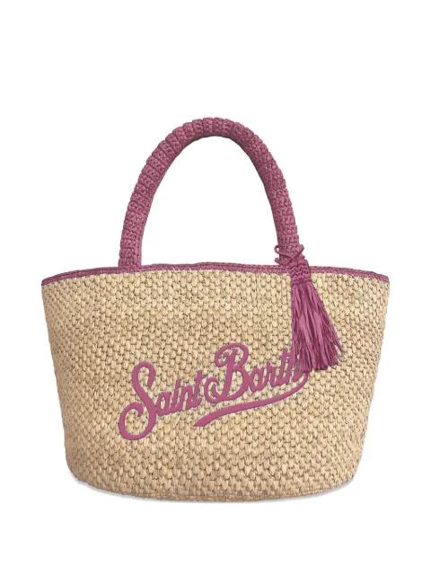 logo-embroidered tote bag by MC2 SAINT BARTH
