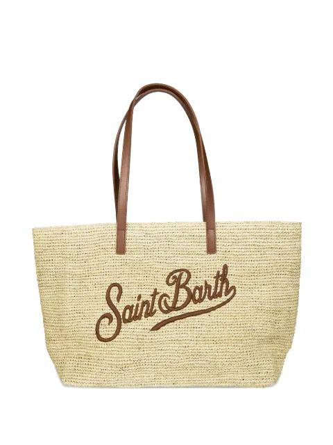logo-embroidered tote bag by MC2 SAINT BARTH