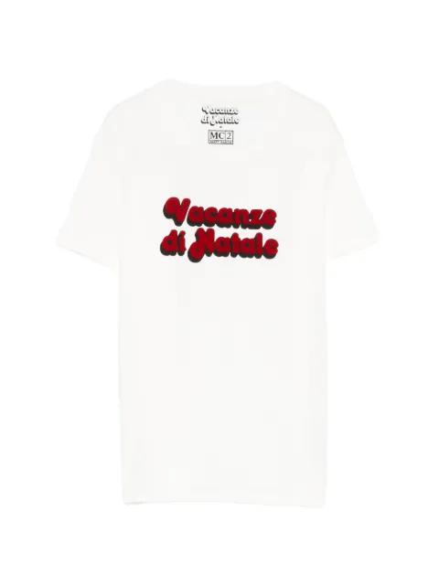 logo flock T-shirt by MC2 SAINT BARTH