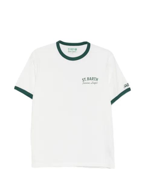 logo-print T-shirt by MC2 SAINT BARTH