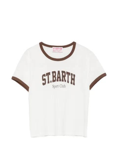 logo-print T-shirt by MC2 SAINT BARTH