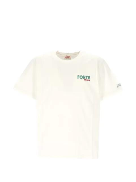 logo-print cotton T-shirt by MC2 SAINT BARTH
