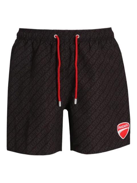 logo-print swim shorts by MC2 SAINT BARTH