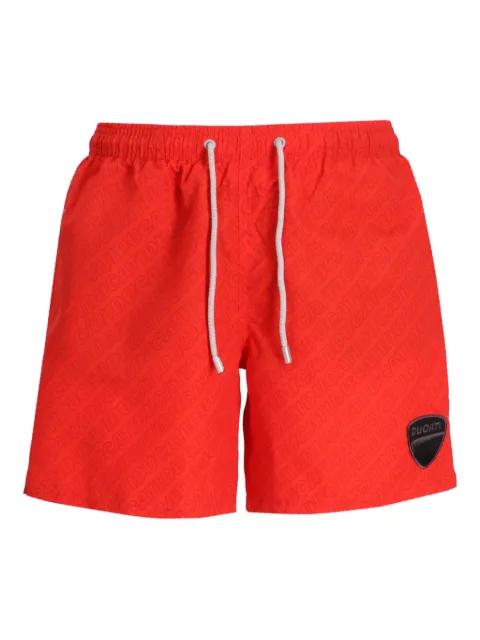 logo-print swim shorts by MC2 SAINT BARTH