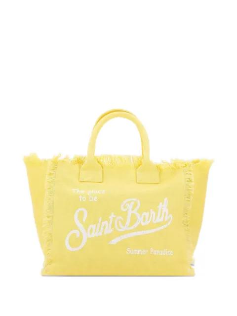 logo-print tote bag by MC2 SAINT BARTH